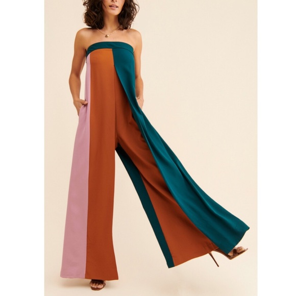 Anthropologie Pants - NWOT Anthropologie X Hutch colorblock jumpsuit